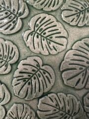 Yaprak Desenli Bardak Altlığı 4'lü