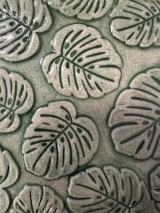 Yaprak Desenli Bardak Altlığı