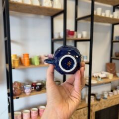 Iroh Porselen Fincan/ Kulplu/ Altın Yıldızlı